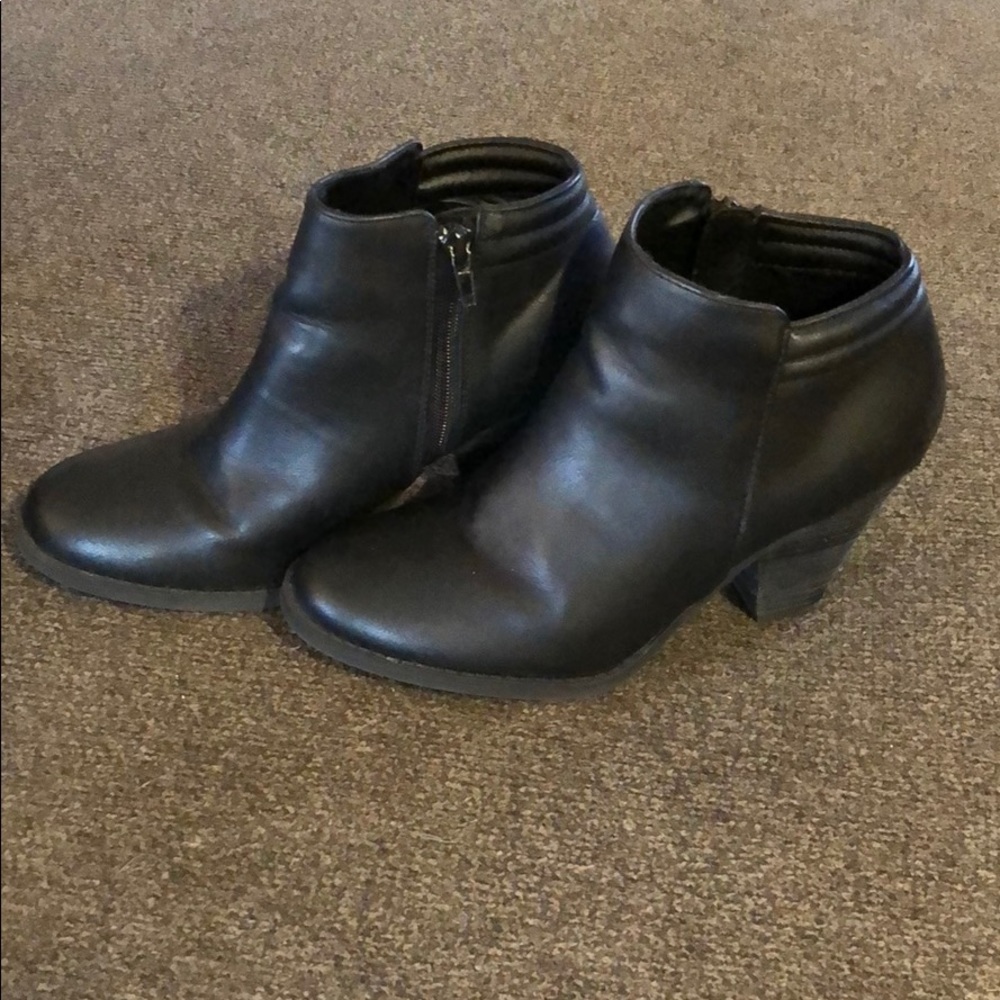 EUC black booties